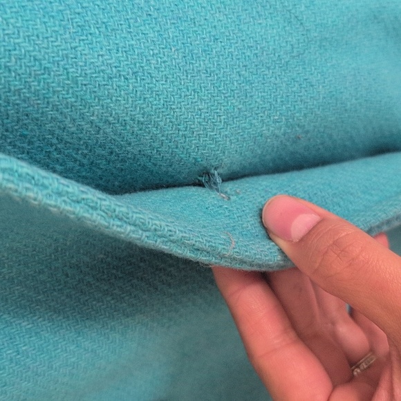 J.Crew stadium cloth winter majesty peacoat jacket Size 6 Wool Blend - Picture 4 of 6